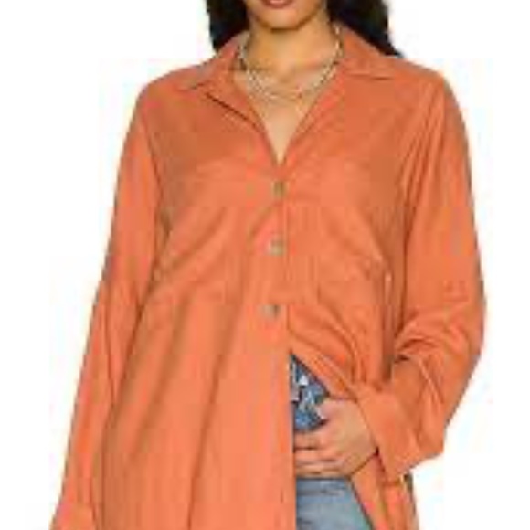 Show Me Your Mumu X REVOLVE JOHNS BUTTON DOWN SHIRT - Picture 1 of 1